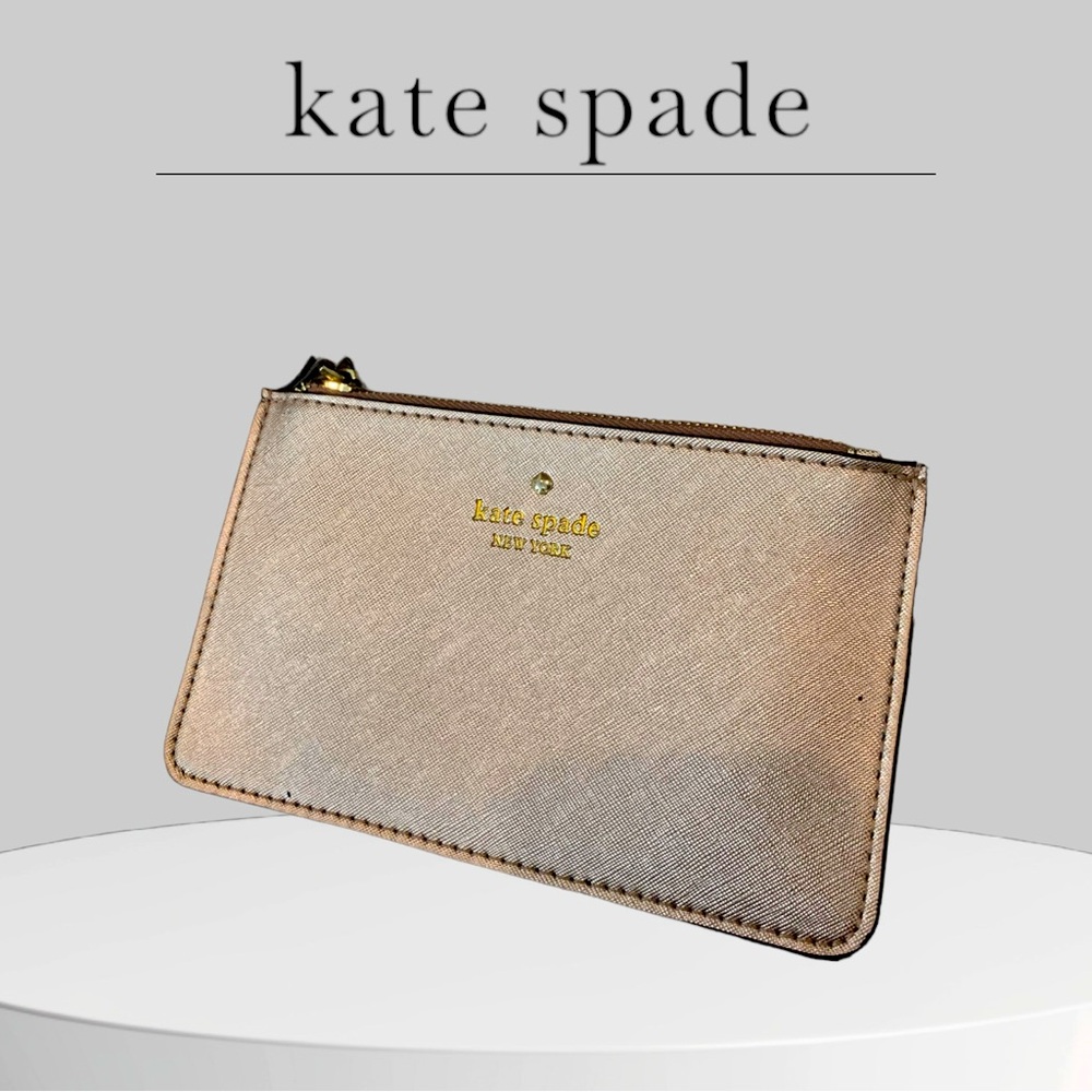 kate spade rose gold wristlet